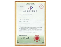 Patent certificate